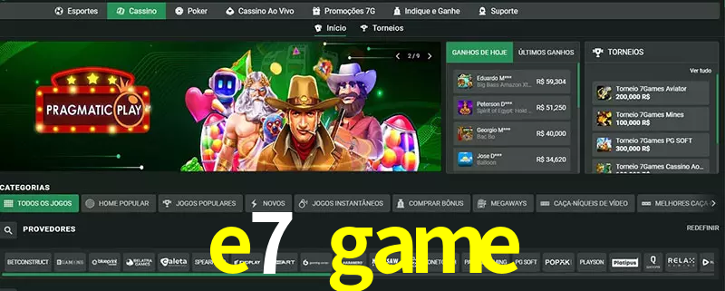 cassino e7 game