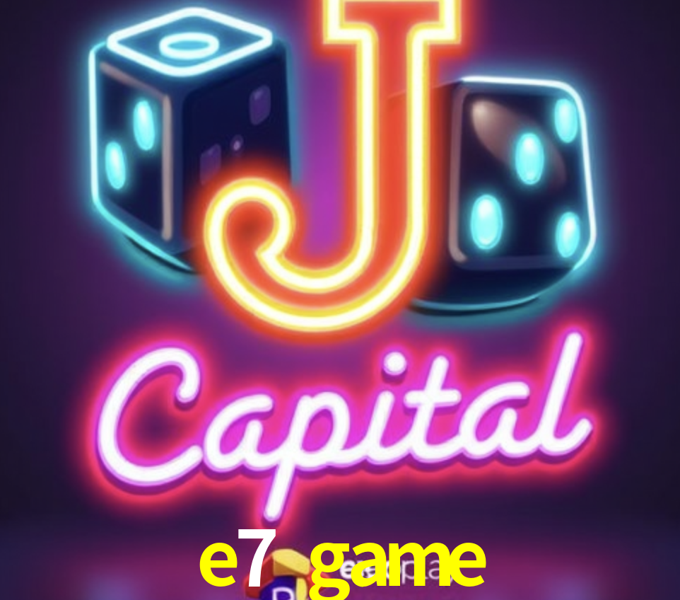 APP oficial da e7 game para mobile