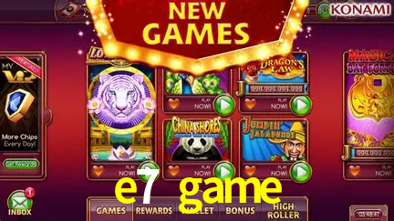 Descubra a Magia dos Jogos de Arcade no e7 game