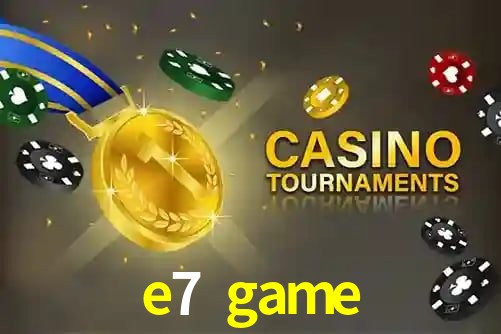 Interface do Aplicativo e7 game - Design Premium e Intuitivo