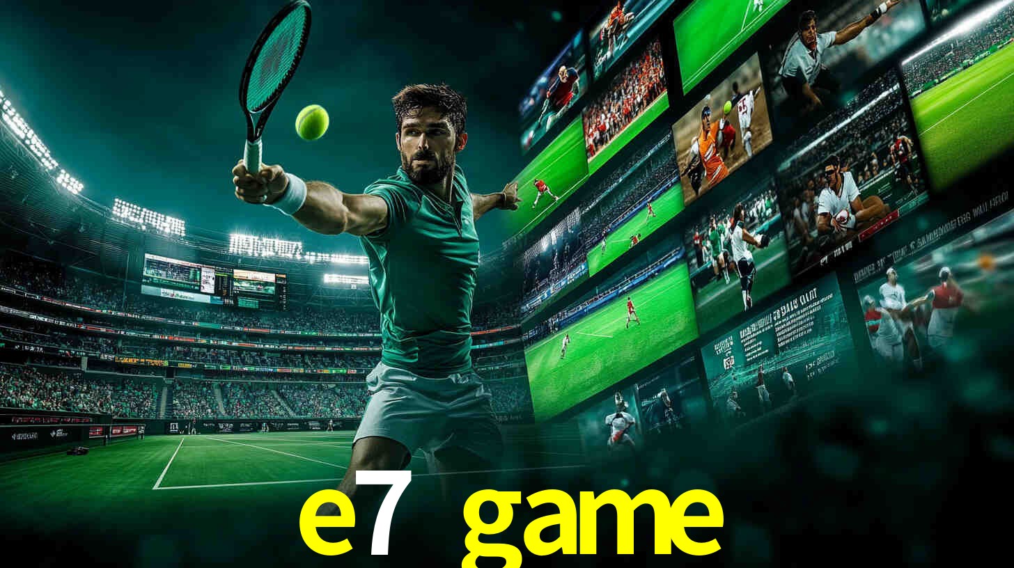 Explorando a Categoria de Eventos em Apostas na e7 game